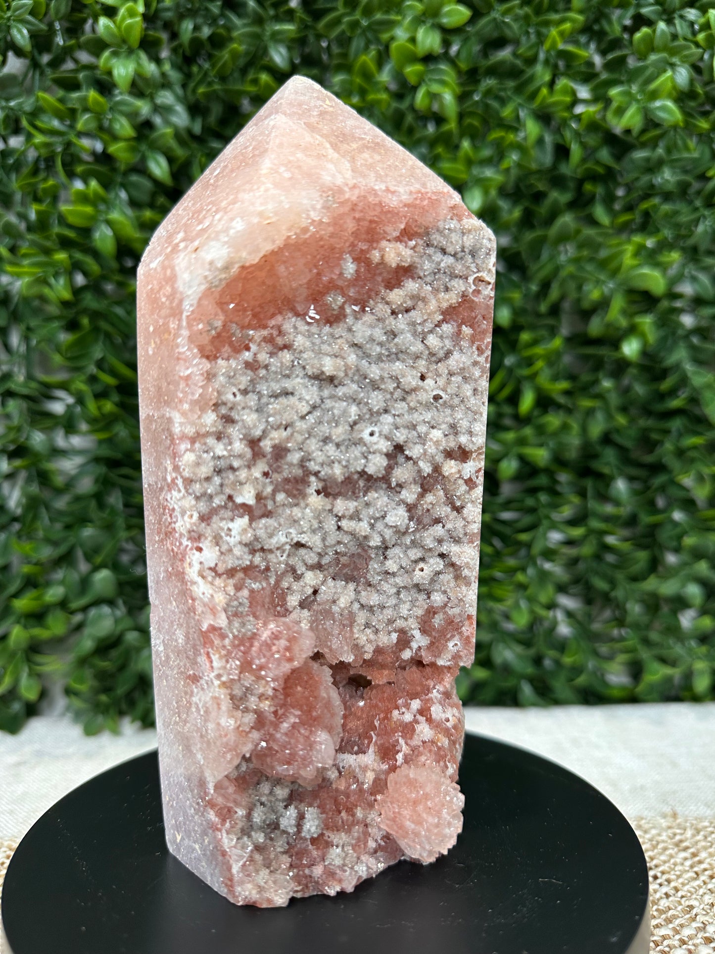 Druzy Pink Amethyst Tower (10)