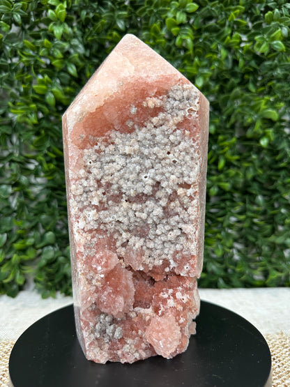 Druzy Pink Amethyst Tower (10)