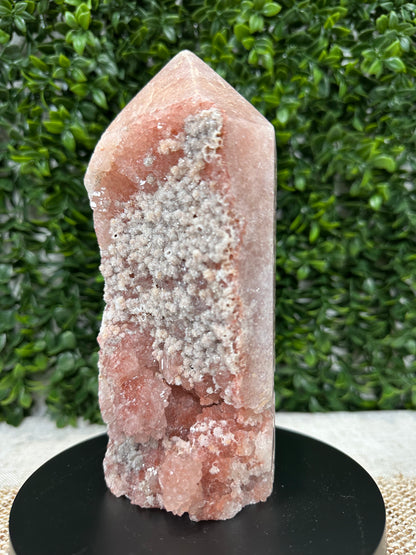 Druzy Pink Amethyst Tower (10)