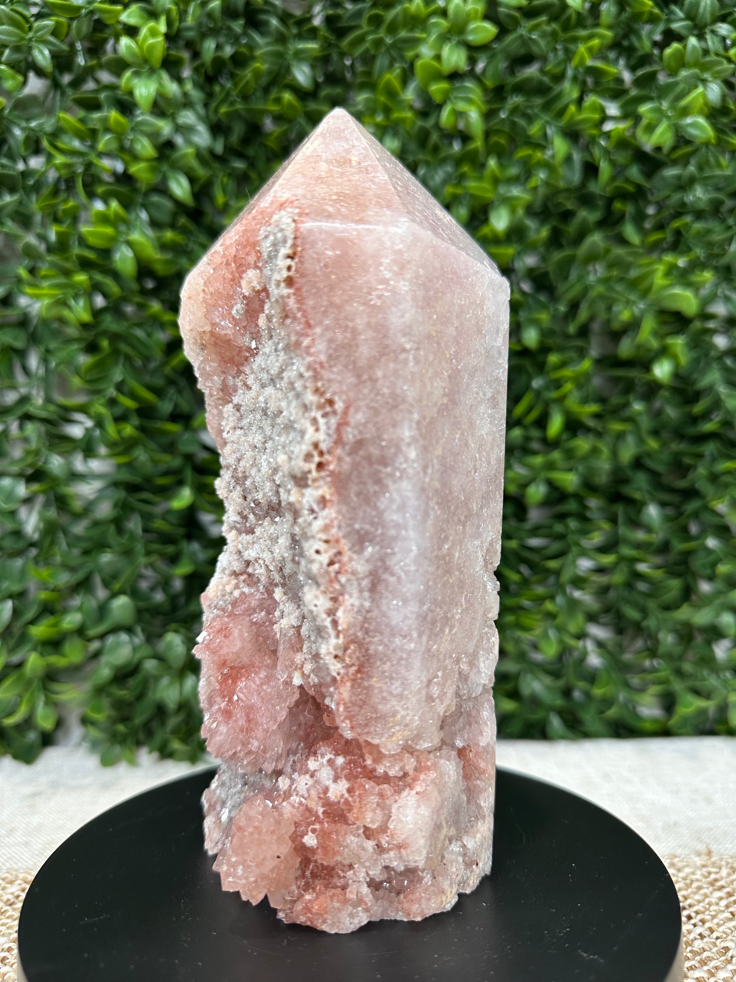 Druzy Pink Amethyst Tower (10)