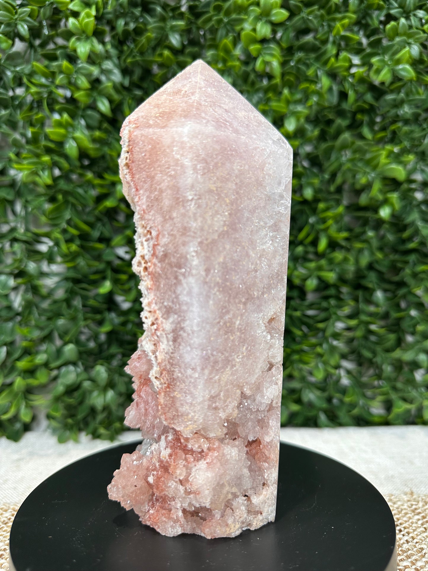 Druzy Pink Amethyst Tower (10)