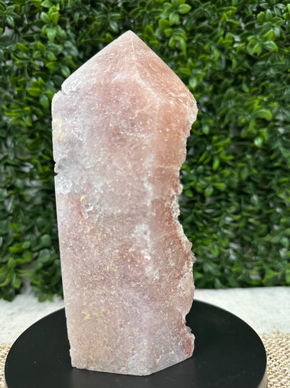 Druzy Pink Amethyst Tower (10)