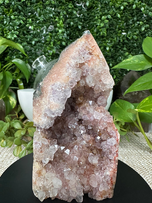 Druzy Pink Amethyst Tower (16)